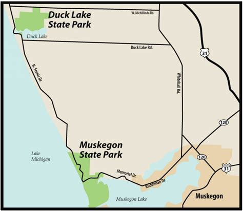 Duck Lake State Park Trail Map - Printable Map