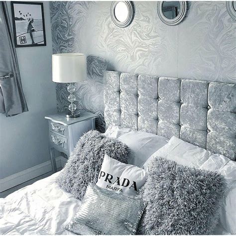 Bedroom Wallpaper Ideas Silver - Mural Wall