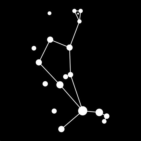 Bootes constellation map. Vector illustration. 23138402 Vector Art at Vecteezy