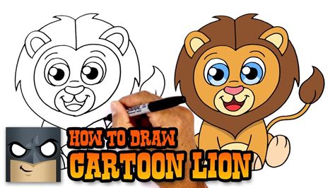 How to Draw a Lion - YouTube