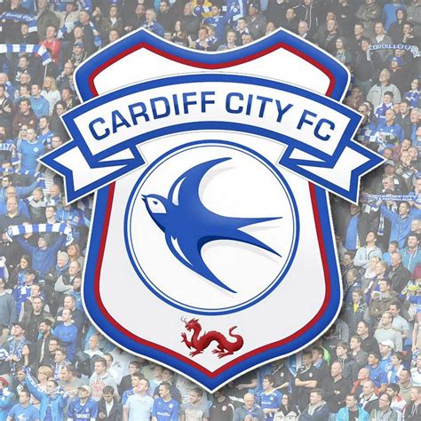 Cardiff City Badge - Close Up Of Cardiff City Fc Badge Stock Photo Alamy