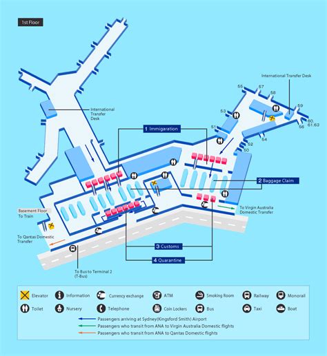 Sydney Airport Map Terminal 3 - Draw A Topographic Map