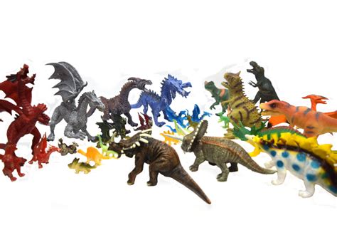 42 Piece Large and Small Dinosaur Versus Dragon Play Set, J-D-3 - Walmart.com