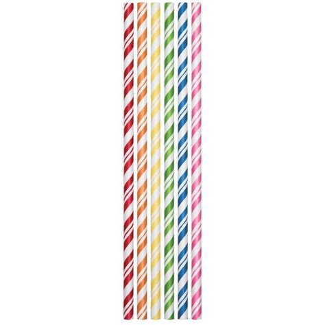 Deluxe Dinnerware | Colored Paper Straws - Assorted Colors