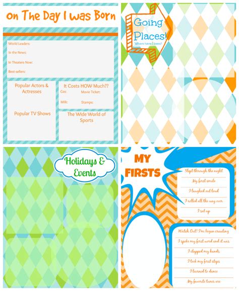 Done For You Adorable Printable Baby Book Pages - Free Download