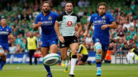 Ireland v Italy live: Rugby World Cup warm-up match in Dublin - Live - BBC Sport