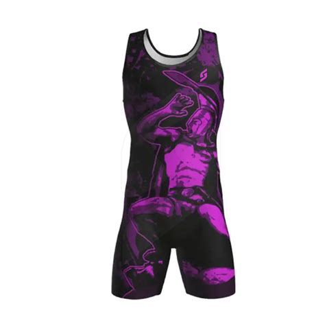 New Sublimated Professional Custom Wrestling Singlets Design Your Own Sublimated Wrestling ...