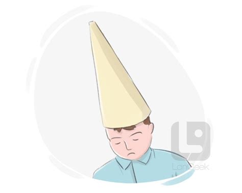 Definition & Meaning of "Dunce's cap" | LanGeek