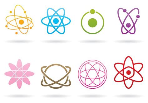 Atom Logos 115268 Vector Art at Vecteezy