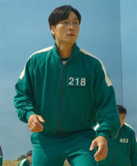 Squid Game Hoyeon Jung Track Jacket - Movie Leather Jackets