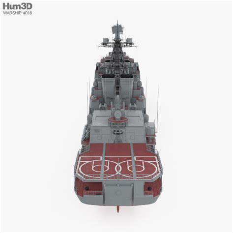 Udaloy-class destroyer 3D model - Ship on Hum3D