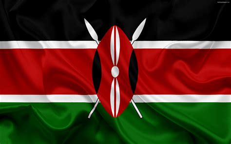 Download wallpapers Kenyan flag, Africa, Kenya, national symbols, flag of Kenya besthqwallpapers ...