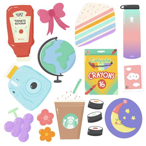 Kawaii Printable Stickers