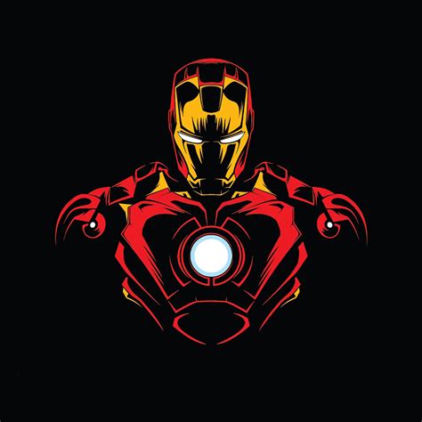 2048x2048 Iron Man Minimalist Ipad Air Wallpaper, HD Superheroes 4K Wallpapers, Images, Photos ...