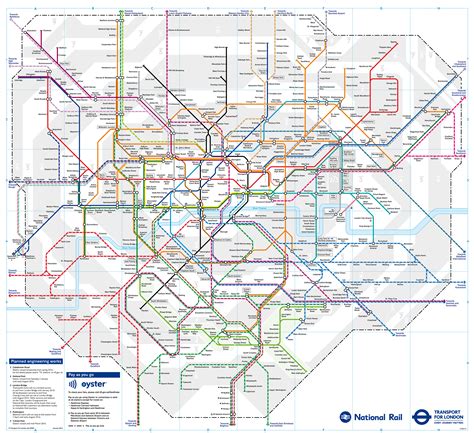 New London Tube map has just been released stretching into zones 7 and ...