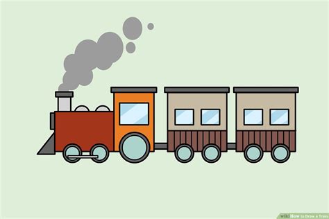 How To Draw A Real Train