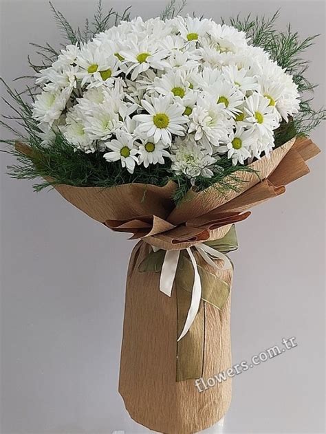 Wonderful White Daisy Bouquet