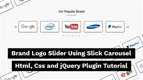 Brand Logo Slider Using Html, CSS & jQuery Slick Carousel Tutorial - LearnDesign | Website ...