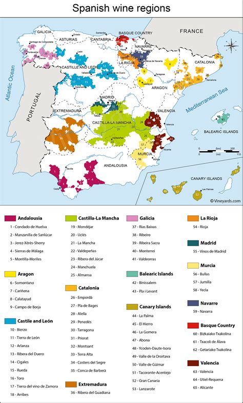 Wine Map Of Spain | Living Room Design 2020