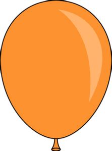 Orange Balloon Clip Art at Clker.com - vector clip art online, royalty ...