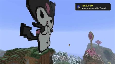 Kuromi Minecraft Pixel Art