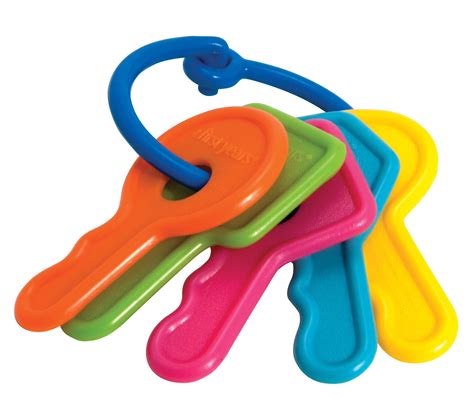 The First Years First Keys Teether, Baby Teething Toy, Includes Ring ...