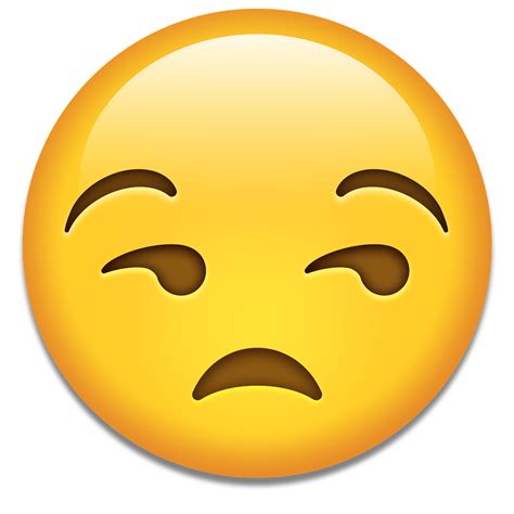 Unamused Face Emoji Png Transparent HQ PNG Download | FreePNGimg