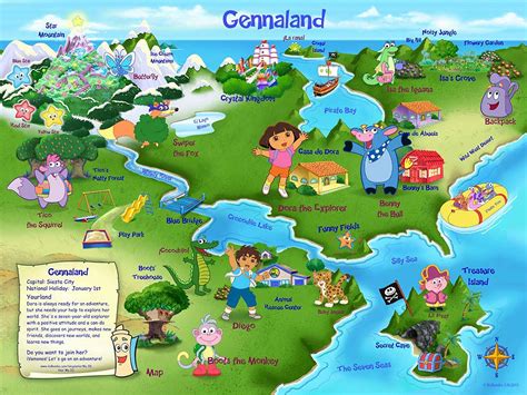 An Exploration Of The "Dora The Explorer" Map And Its Significance ...