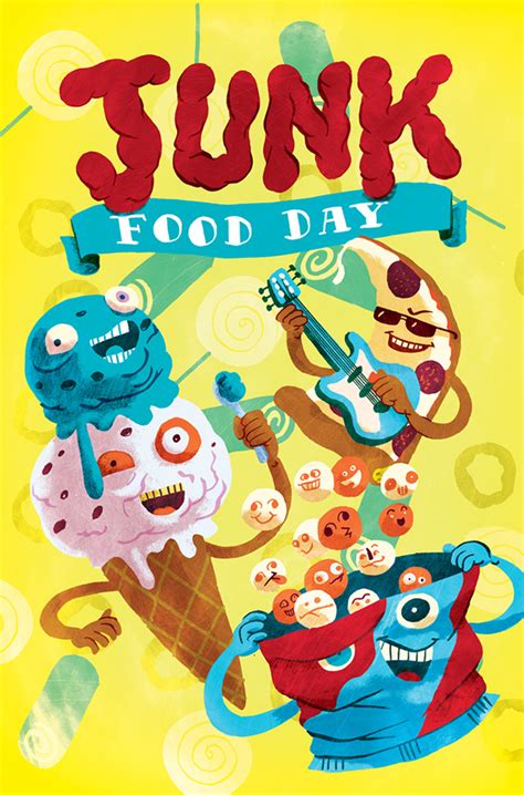 Junk Food Day on Behance