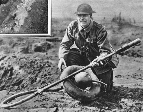 World War I Flamethrower Nan Allied Soldier With A German Flamethrower During World War I ...