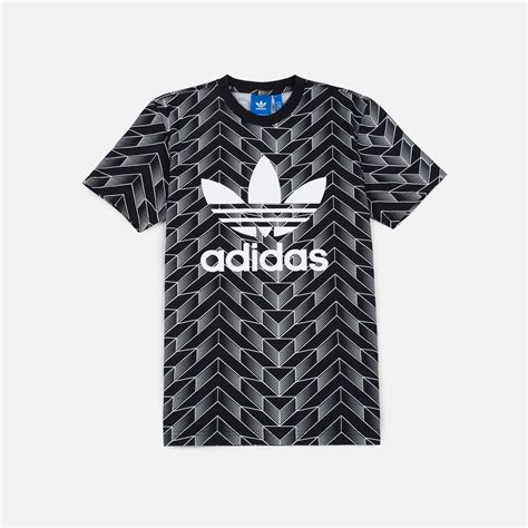 Adidas Originals Soccer Trefoil T-shirt Men, Black White | Graffitishop