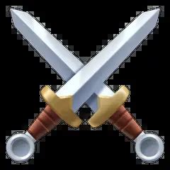 ⚔ Crossed Swords Emoji — Meaning, Copy & Paste