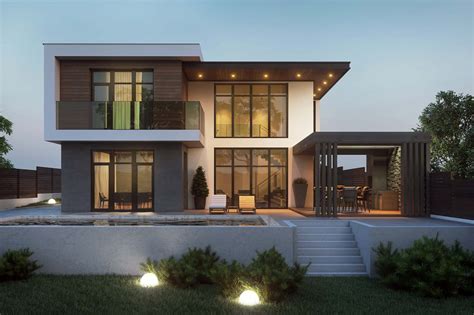 Modern Flat Roof Home Designs - Modern Design | Gambrick