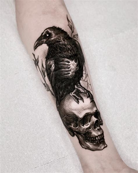 Raven tattoo designs for men photos