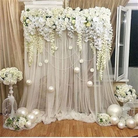 Top 5 Unique and Breathtaking Wedding Backdrop Ideas | Diy wedding backdrop, Wedding decorations ...