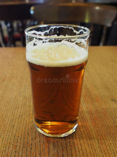 British ale beer pint stock photo. Image of glass, alcoholic - 108916354