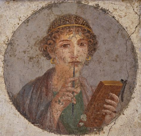 Woman with Stylus in Ancient Rome | DailyArt Magazine