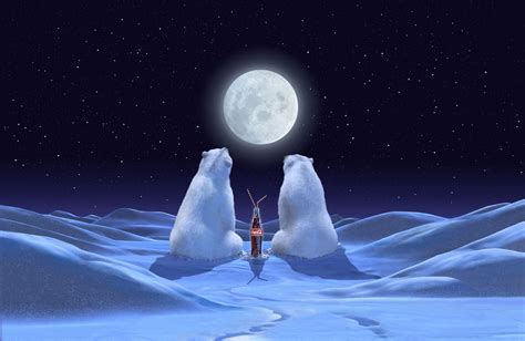 Coca-Cola polar bears and the moon 2002 « Adbranch