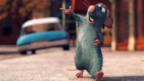 Download Ratatouille Remy In The Street Wallpaper | Wallpapers.com