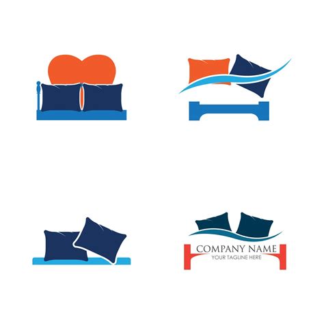 Bed logo vector illustration design template. Bed logo vector 3726719 Vector Art at Vecteezy