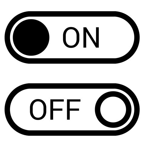 Power on and off button icon. On and off icon isolated on white background. 4924682 Vector Art ...