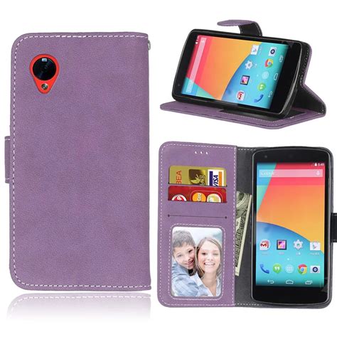 Fashion Luxury PU Leather Wallet Cell Phone Cases Cover For LG Google ...