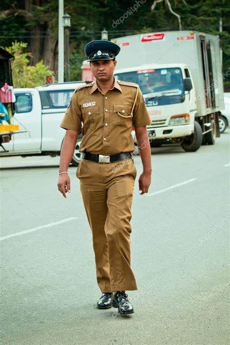 Policeman in Sri Lanka Stock Photo by ©kotelnyk 47375315