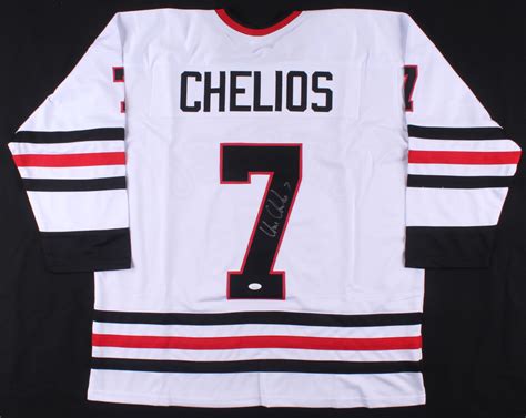 Chris Chelios Signed Jersey (JSA COA) | Pristine Auction