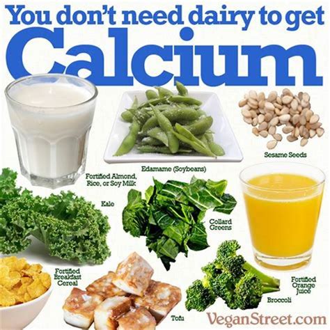 Foods high in calcium