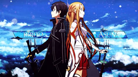 Download Kazuto Kirigaya Kirito (Sword Art Online) Asuna Yuuki Anime Sword Art Online HD ...