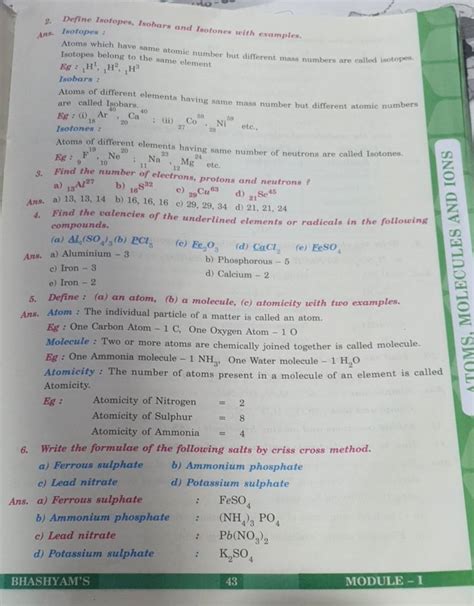 Define Isotopes, Isobars and Isotones with examples. Ans. Isofopes : Atom..