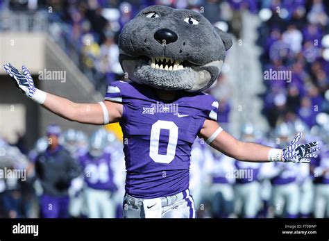 Manhattan, Kansas, USA. 21st Nov, 2015. Kansas State Wildcats mascot ...