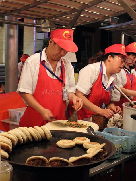 Grilled Meat at Night Food Market in Beijing Editorial Image - Image of ...