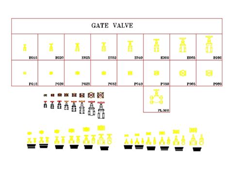 gate valve symbol in autocad Symbols piping